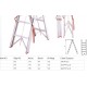 Aluminum shrink step ladder